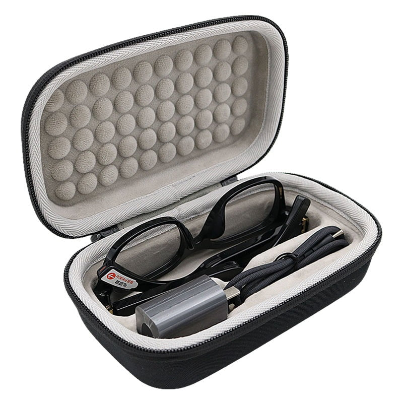 Smart Glasses Protective Case, Hard Shell Travel Bag for AR & AI Glasses