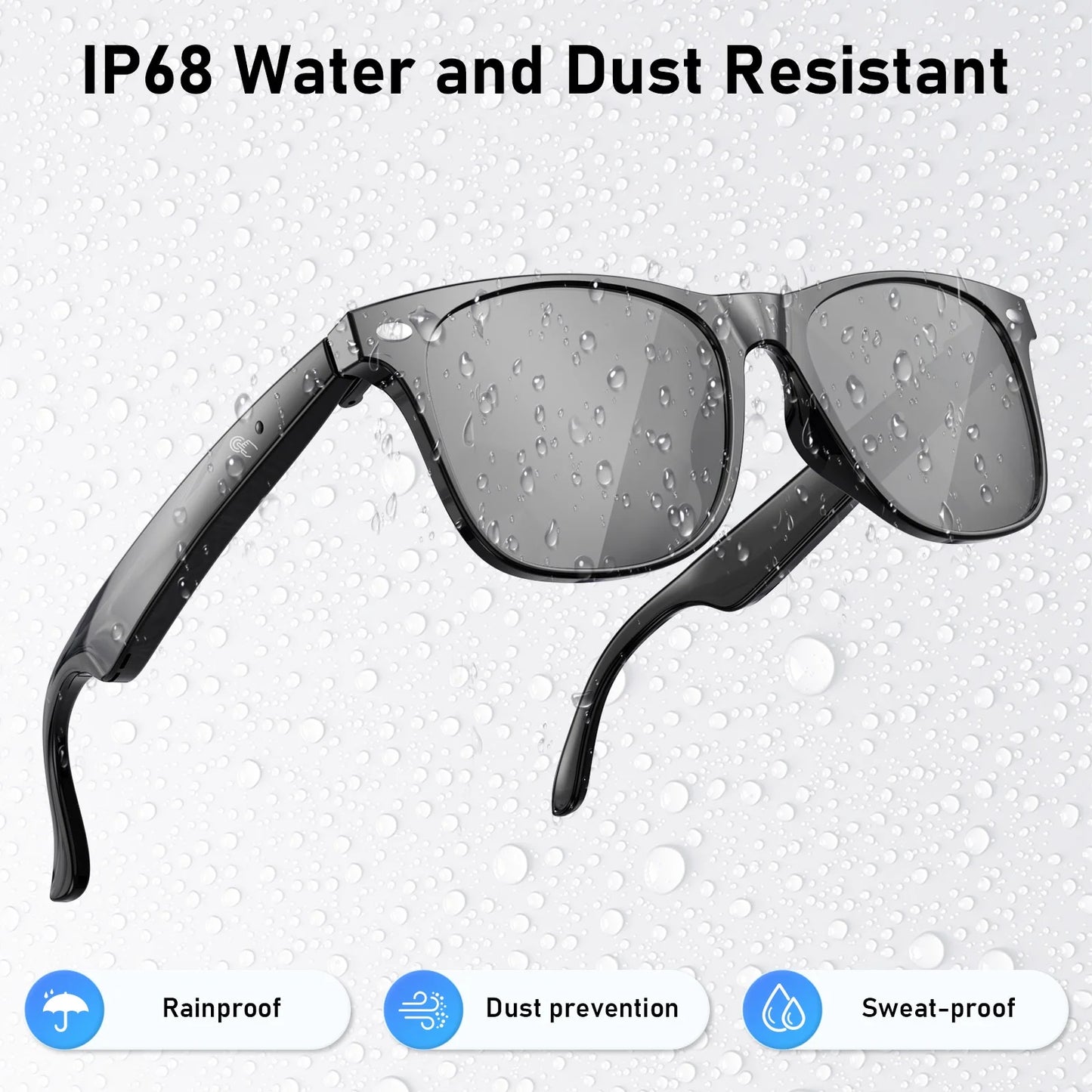 Artson Smart Glasses – AI Voice Assistant, Call & Translation Sunglasses for Travel and Driving